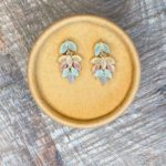 Pastel Leaf Earring