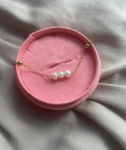 Boble Pearl Bracelet - Guld