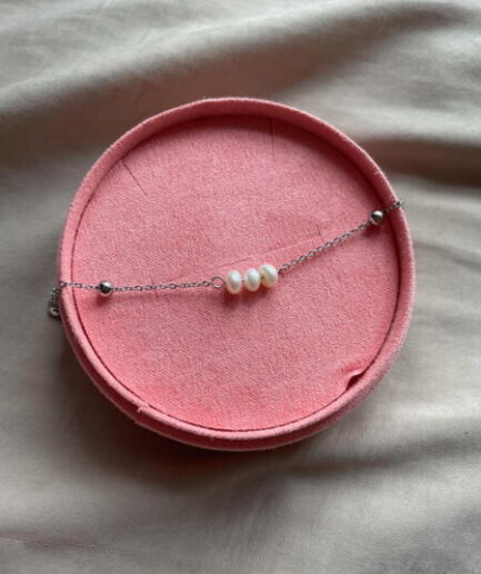 Boble Pearl Bracelet - Sølv