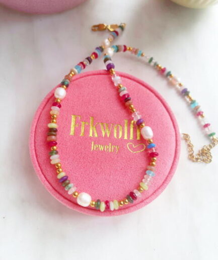 Color Pearl Necklace