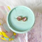 Moon earring -Rosa
