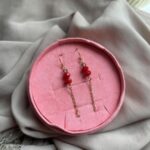 Red Chain Earring