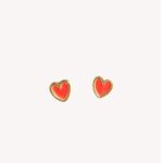 Red Heart Studs